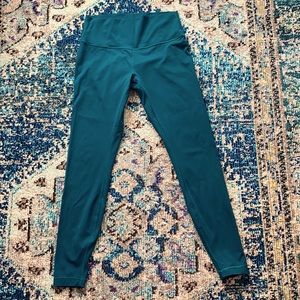 Lululemon Women’s Align High-Rise Pant 28” legging, SZ 10, Preowned Green